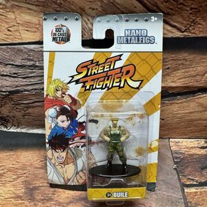 Jada Toys Street Fighter Nano Metalfigs Guile SF4 Die-Cast Figure Capcom MOC